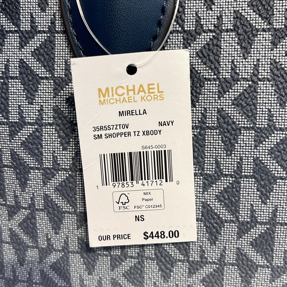 Michael Kors Mirella Small Ombré Signature Logo Crossbody Satchel Tote Shoulde - Picture 8 of 16